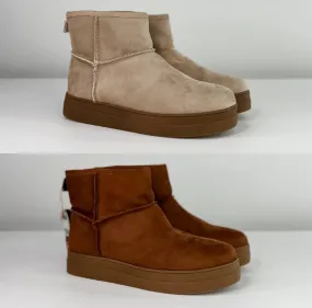 MIA Somebody Should Faux Suede Platform Booties - 2 colors!