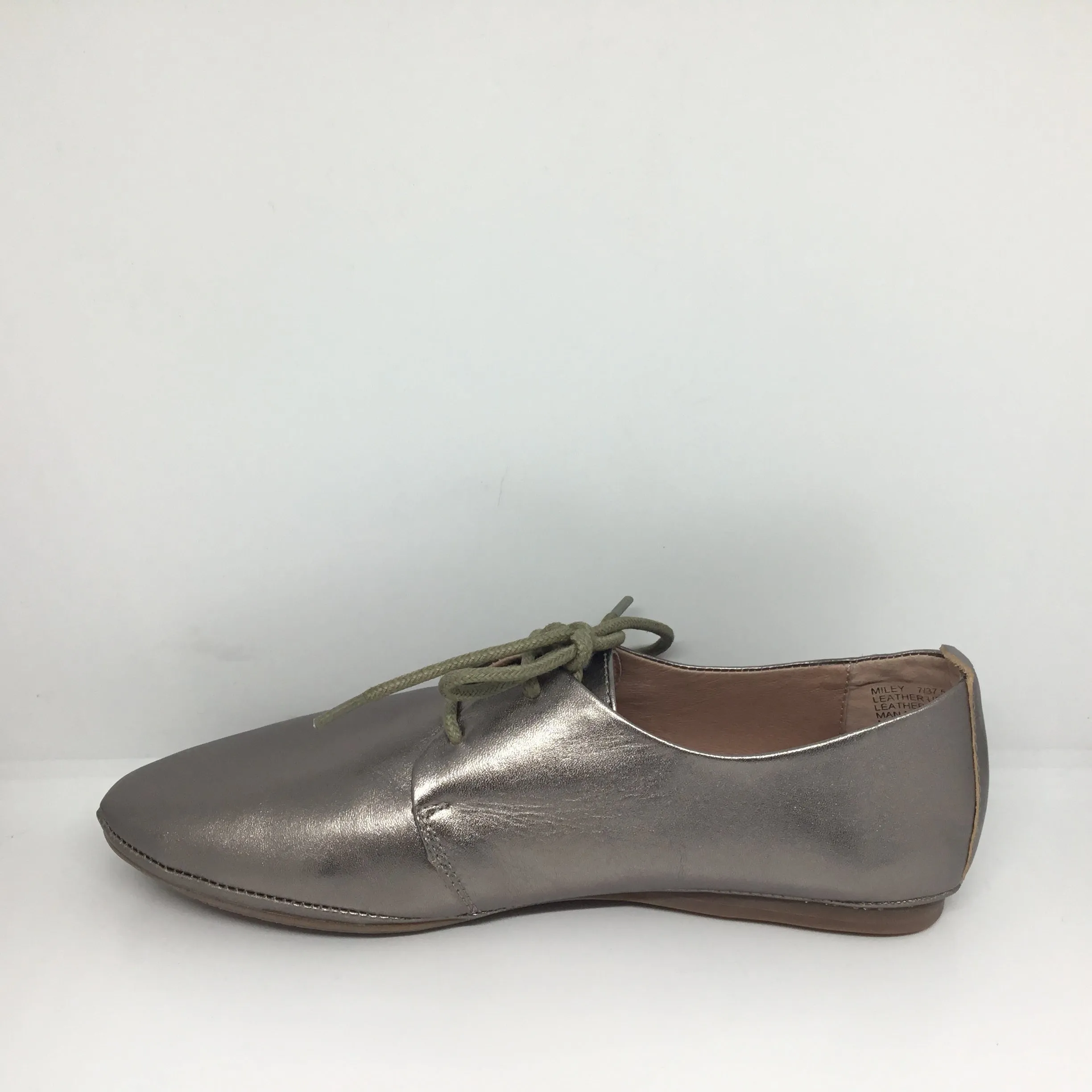 Miz Mooz Miley Bronze Leather Lace Up