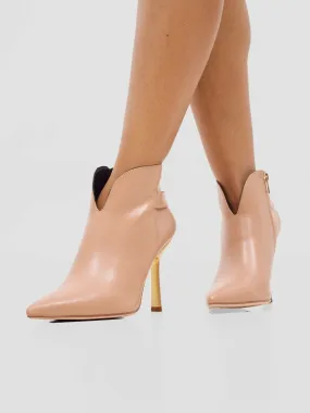 Nine West Berril Boot - Nude