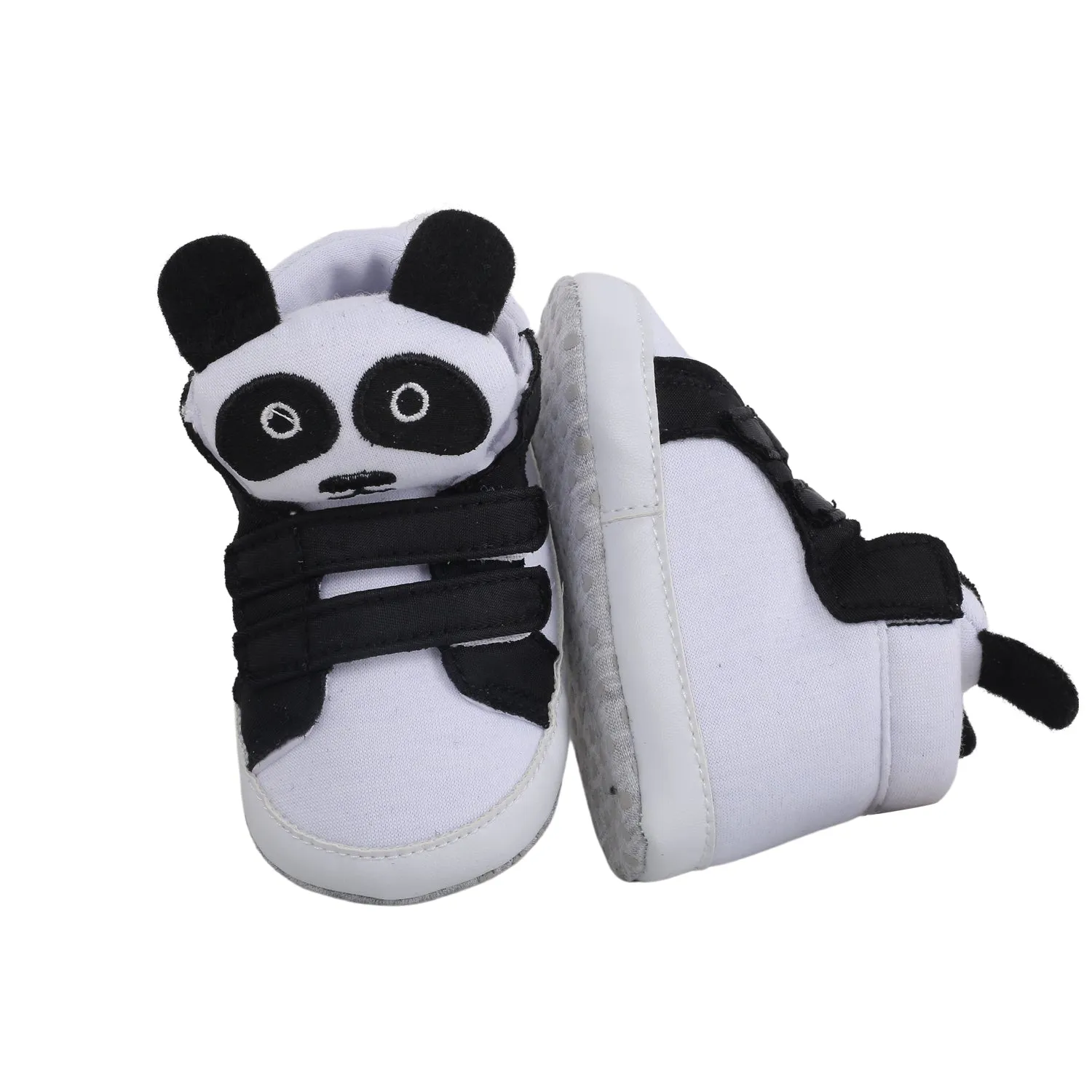 Panda Black Velcro Booties