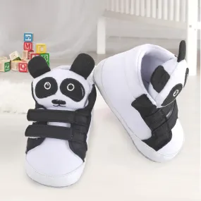 Panda Black Velcro Booties