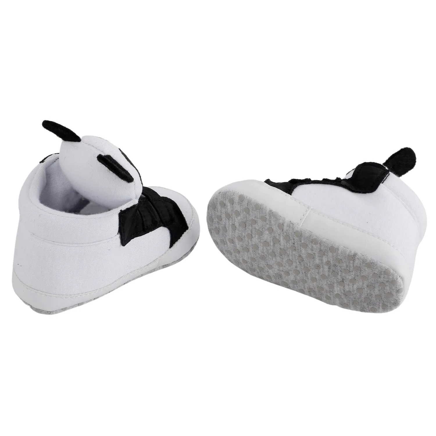 Panda Black Velcro Booties