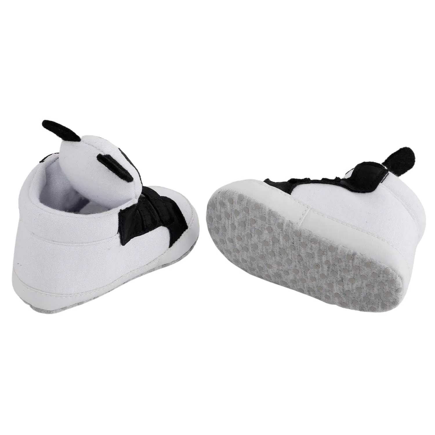 Panda Black Velcro Booties