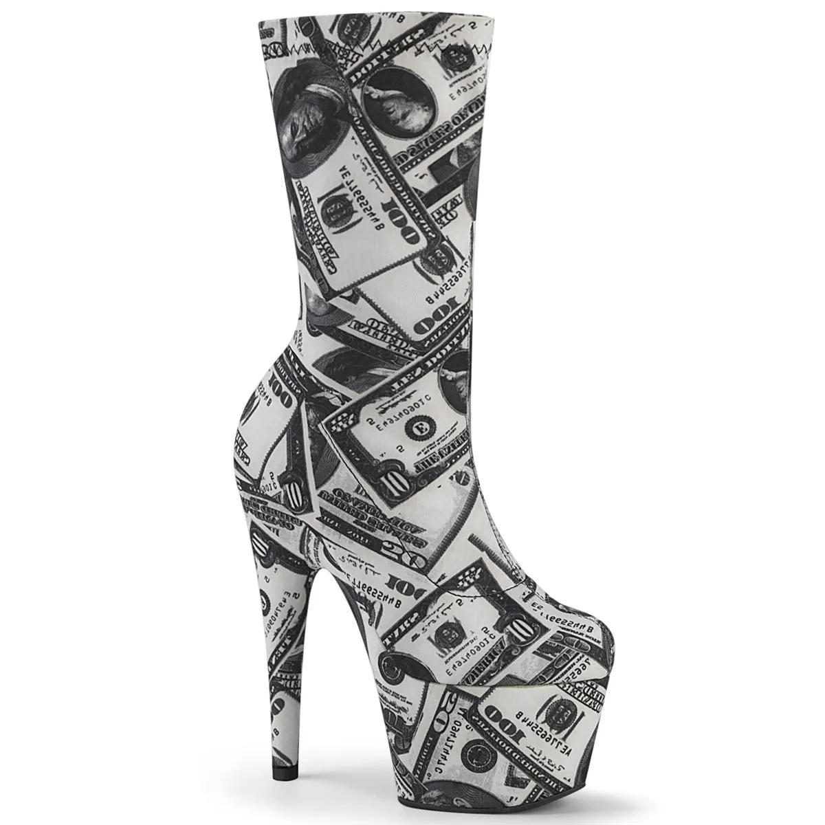 Pleaser Adore 1002DP Womens 7" Heel, Platform Ankle Boots