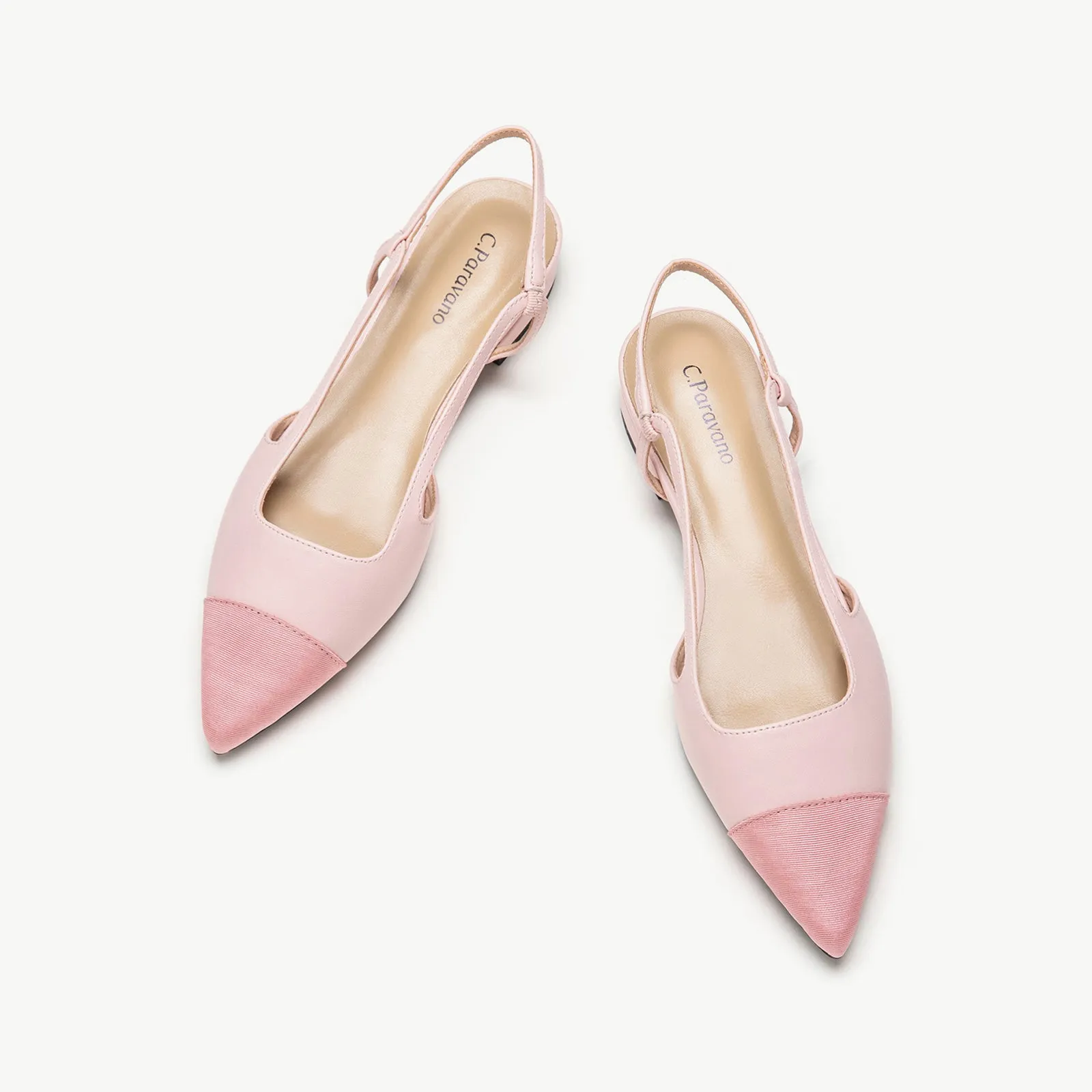 Pointed Toe Elegant Slingback Flats