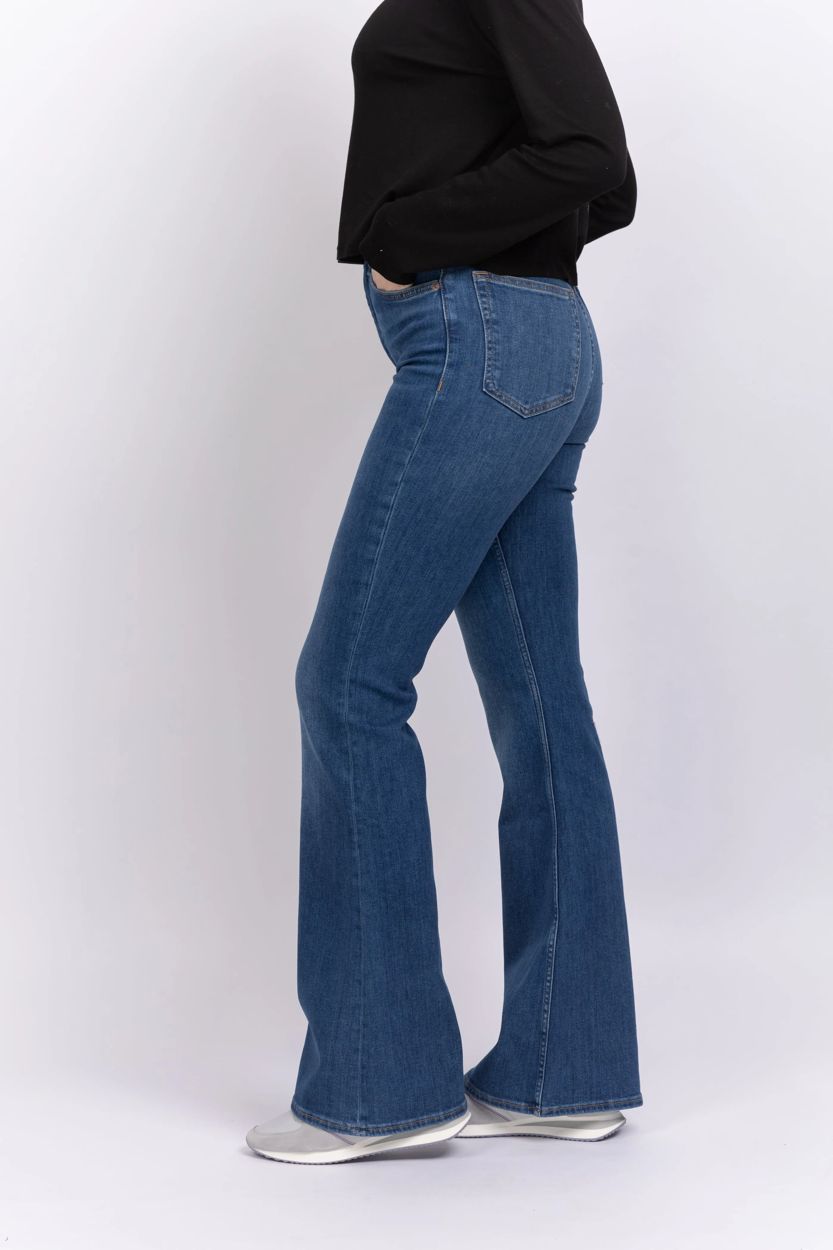 Rag&Bone Casey High Rise Flare in Selina