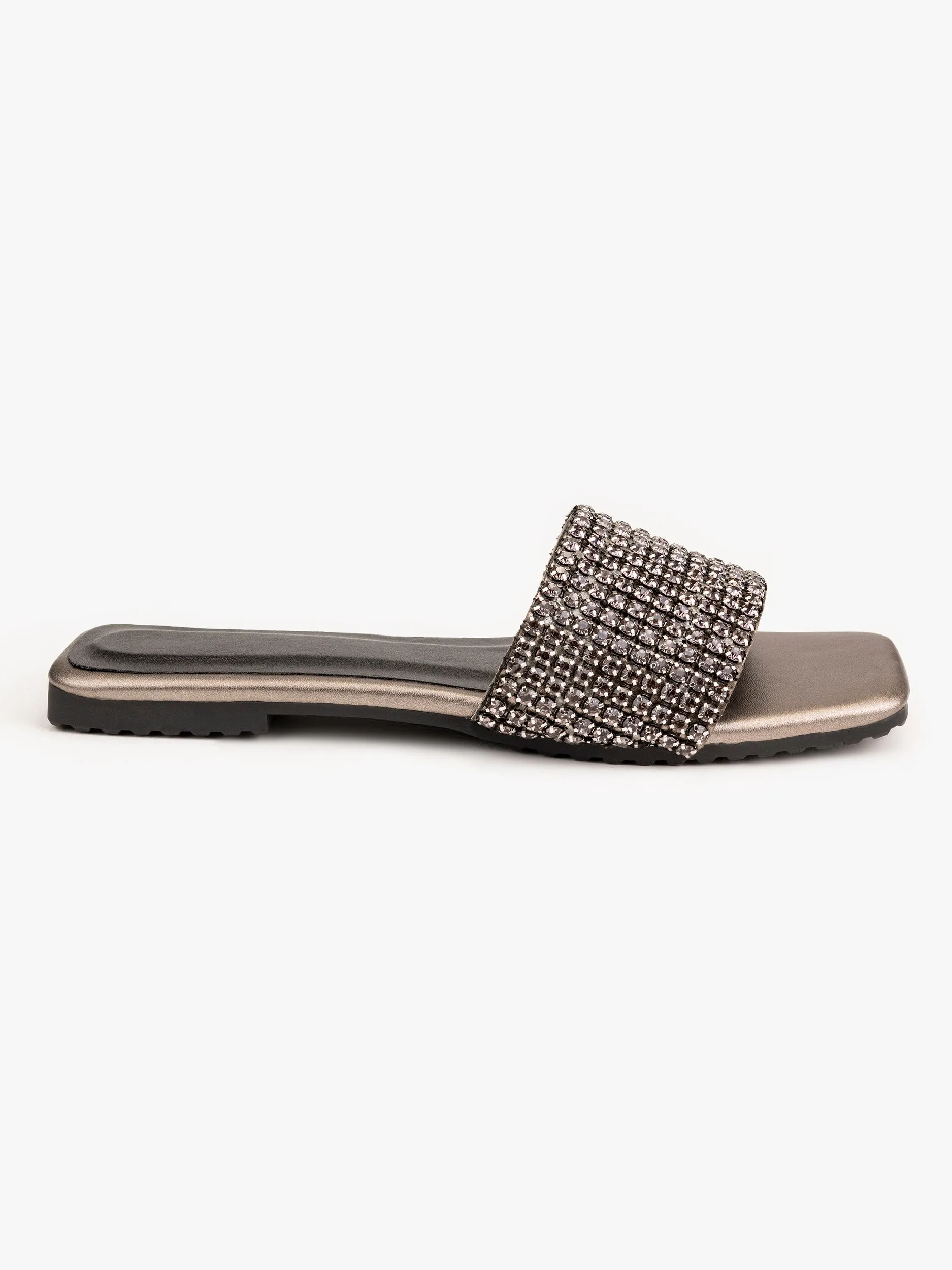 Rhinestone Embellished Flats