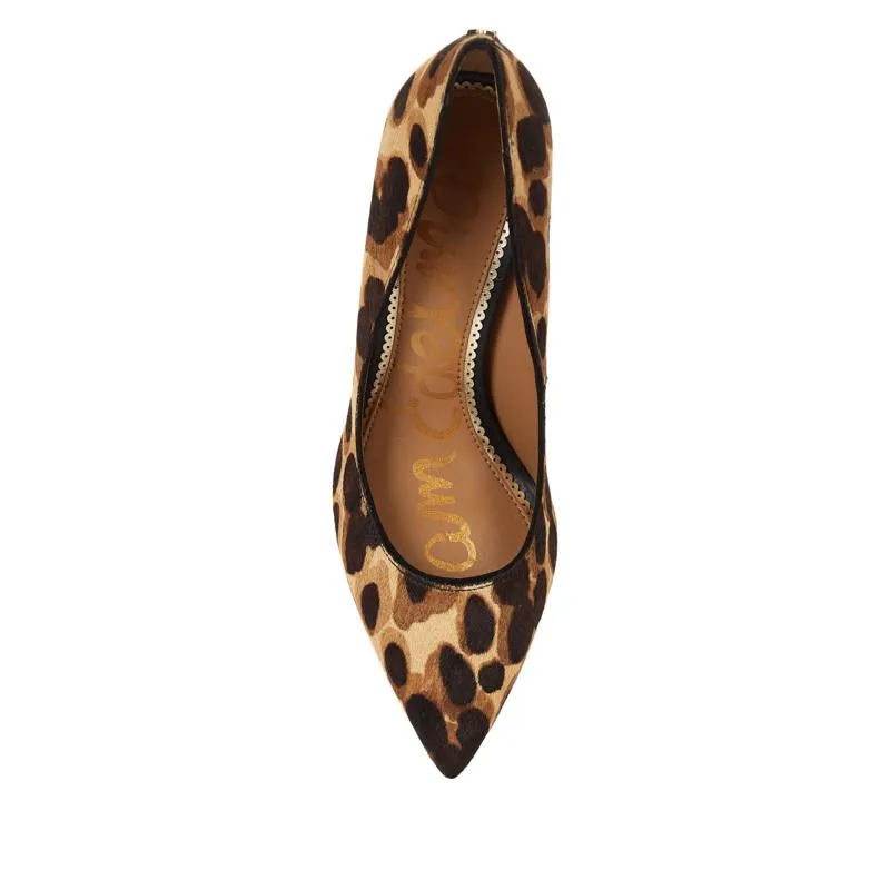 Sam Edelman Hazel Brown Cheetah Leopard Stiletto Pointy Toe Dress Pump Shoes