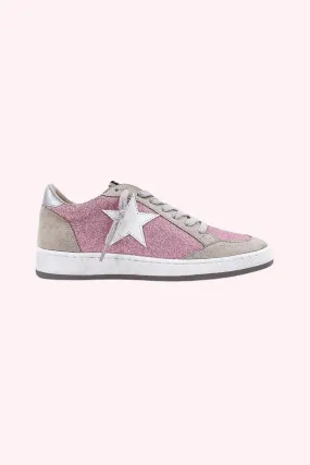 Shu Shop: PAZ Star Sneaker - Pink Glitter