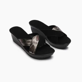 Snake Pattern Wedges