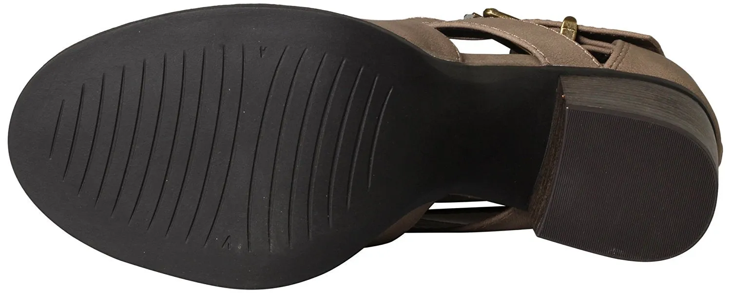 Soda Women's Scribe Buckle Ankle Zip Back Bootie