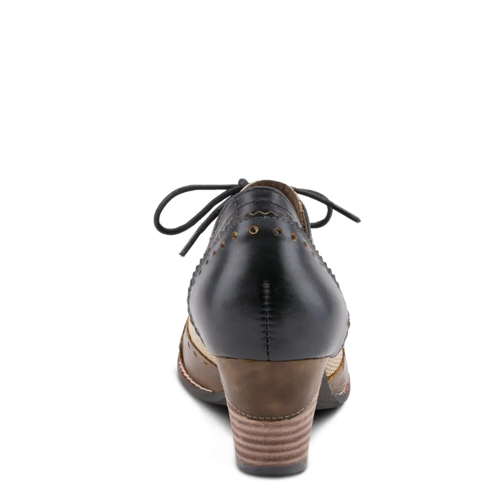 Spring Step Shoes L'Artiste Bardot Women's Hand Painted Leather Heeled Shoes