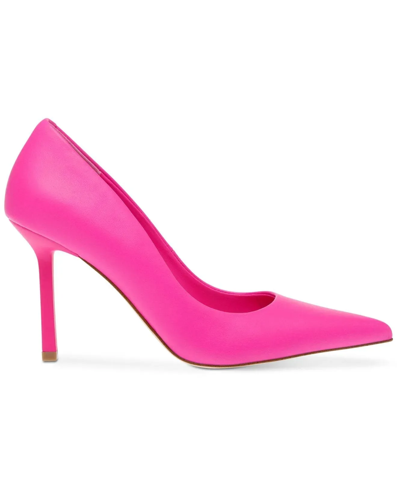 Steve Madden Women's Classie Pointed Toe Stiletto Pumps  Color Pink Leather Size 5.5M
