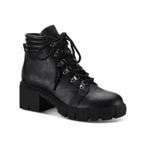 Sun   Stone Women's Ruthee Lug Sole Booties  Color Black Size 9.5M