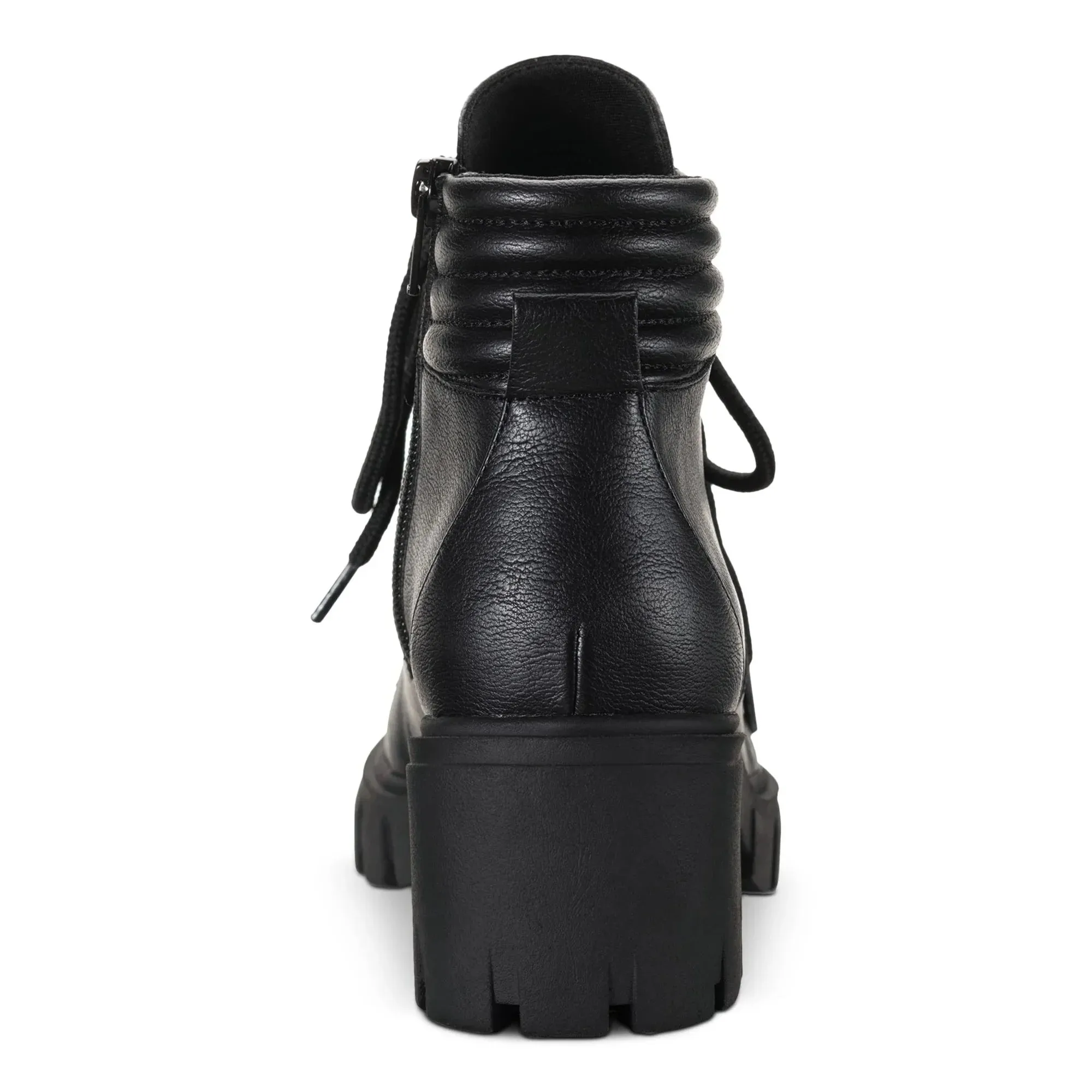 Sun   Stone Women's Ruthee Lug Sole Booties  Color Black Size 9.5M