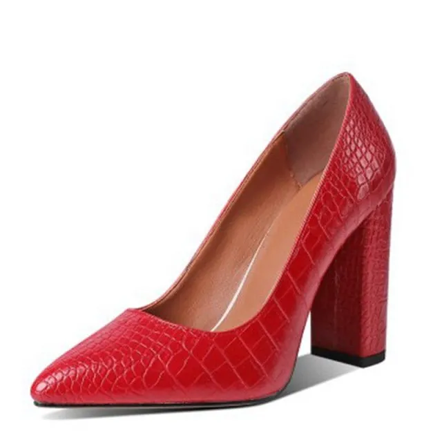 Veltique Croctex Glide Stilettos
