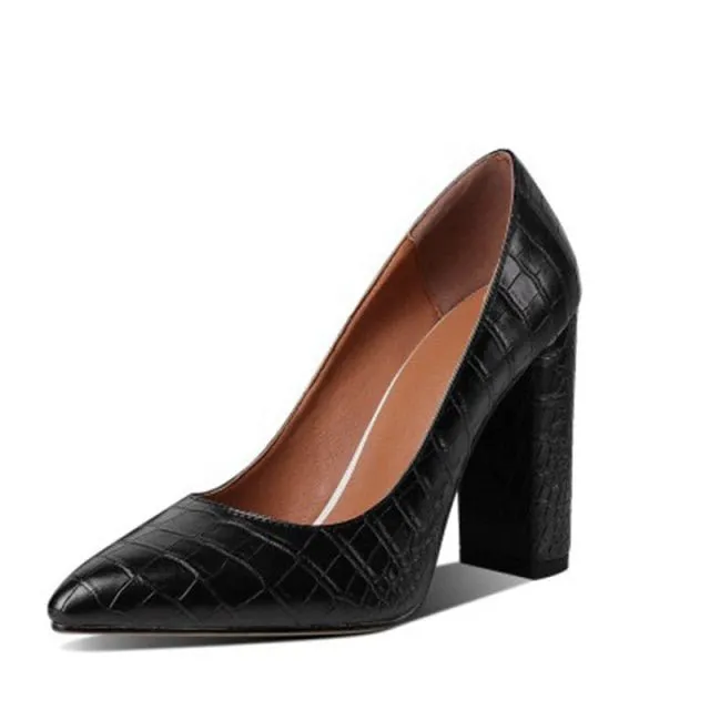 Veltique Croctex Glide Stilettos