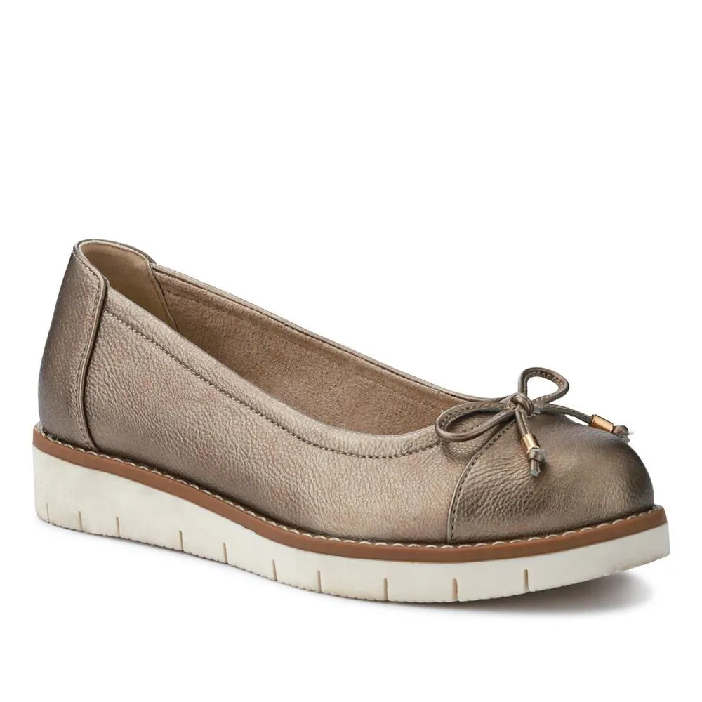 Wide-Fit Bow-Detailed Chunky Pumps - WBINS41100 / 327 323