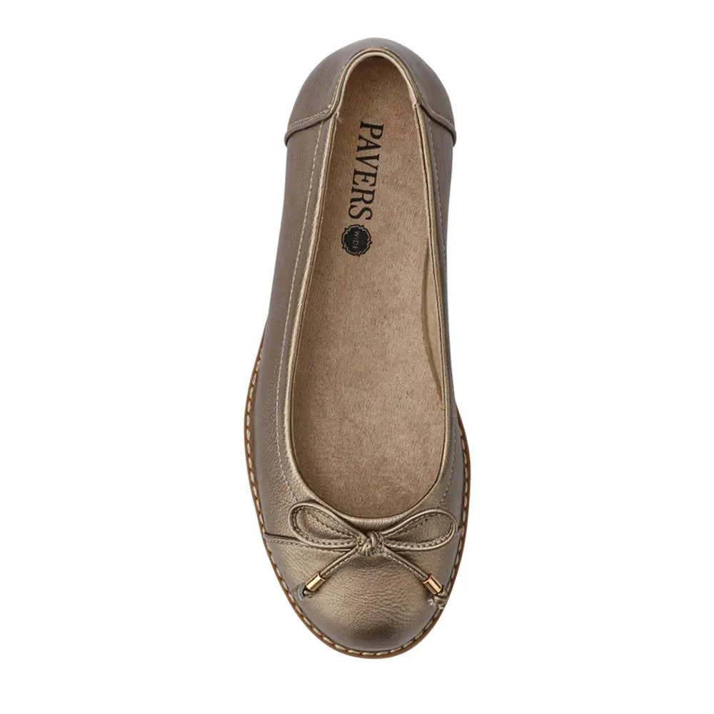 Wide-Fit Bow-Detailed Chunky Pumps - WBINS41100 / 327 323
