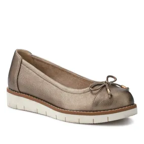 Wide-Fit Bow-Detailed Chunky Pumps - WBINS41100 / 327 323