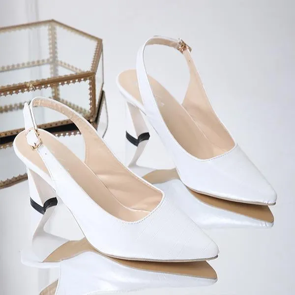 Women's Fashionable Stone Pattern Pointed Toe Stilettos 88890500S
