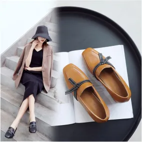 Women's Knot Mid Heel Chunky Pumps